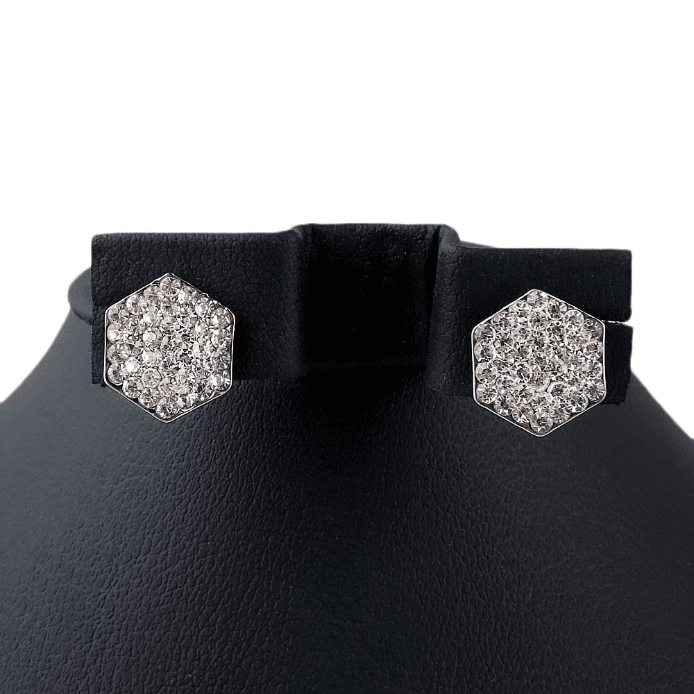 Women's Fancy Ear Tops - Silver - test-store-for-chase-value