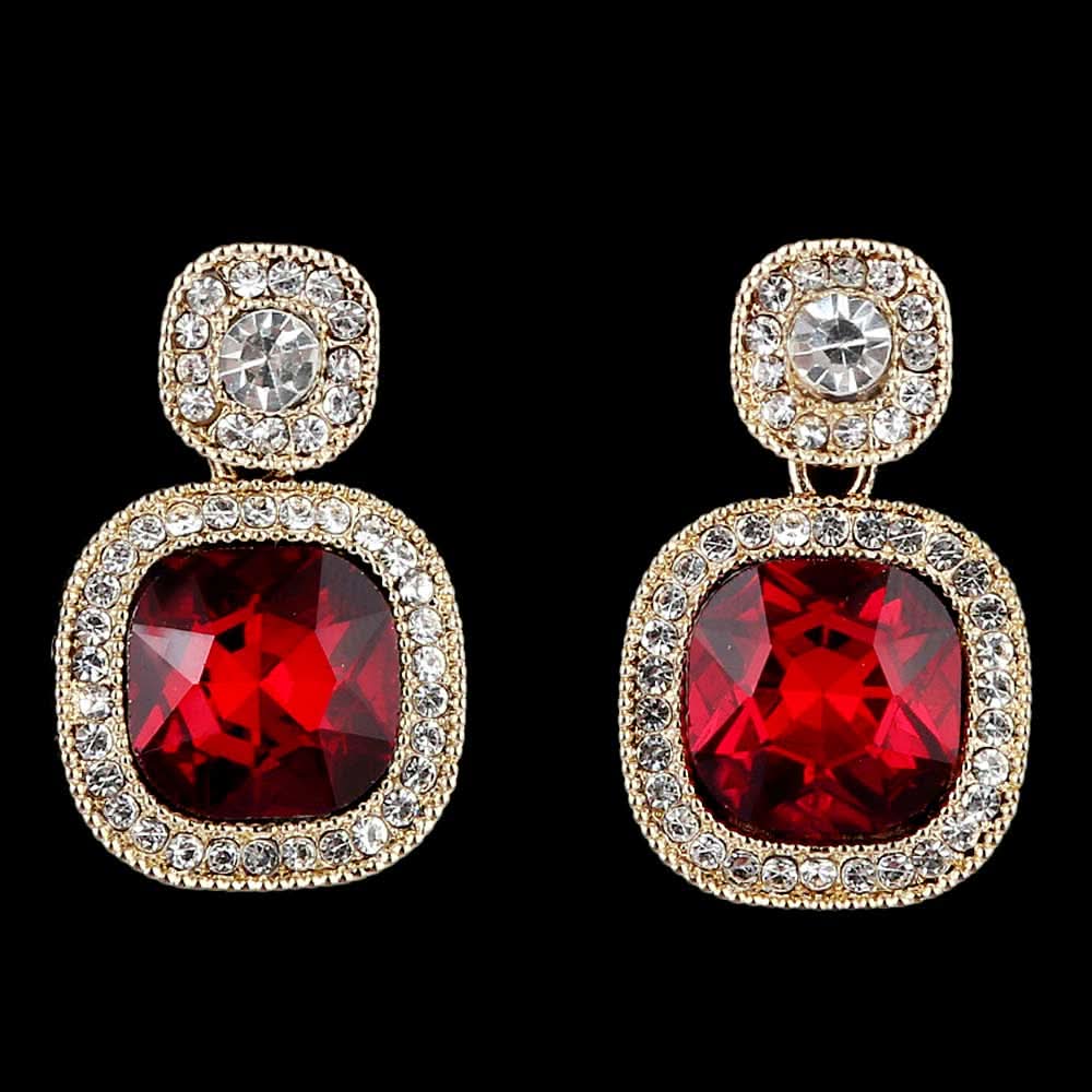 Women's Fancy Earrings - Red, Jewellery, Chase Value, Chase Value