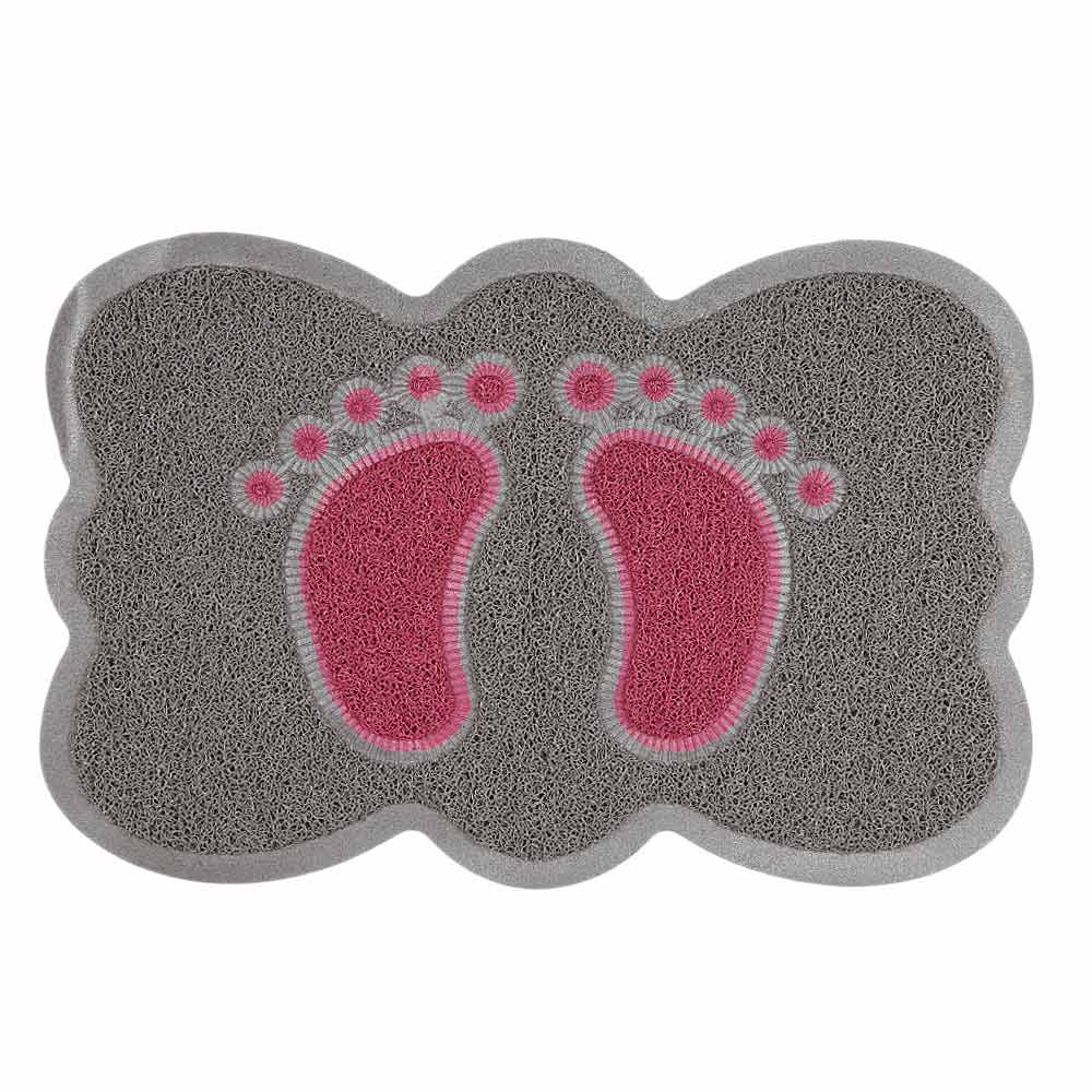 PVC Door Mat 14 x 22 - Grey, Home & Lifestyle, Mats, Chase Value, Chase Value