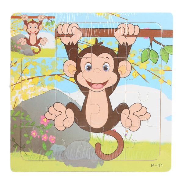 Wooden Monkey Puzzle - Multi - test-store-for-chase-value