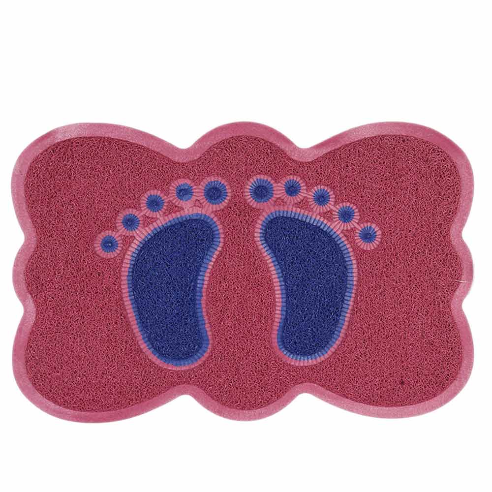 PVC Door Mat 14 x 22 - Maroon, Home & Lifestyle, Mats, Chase Value, Chase Value