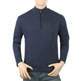 Men's Full Sleeves Fancy Jumper - Dark Blue, Men, Sweater and Sweat Shirts, Chase Value, Chase Value