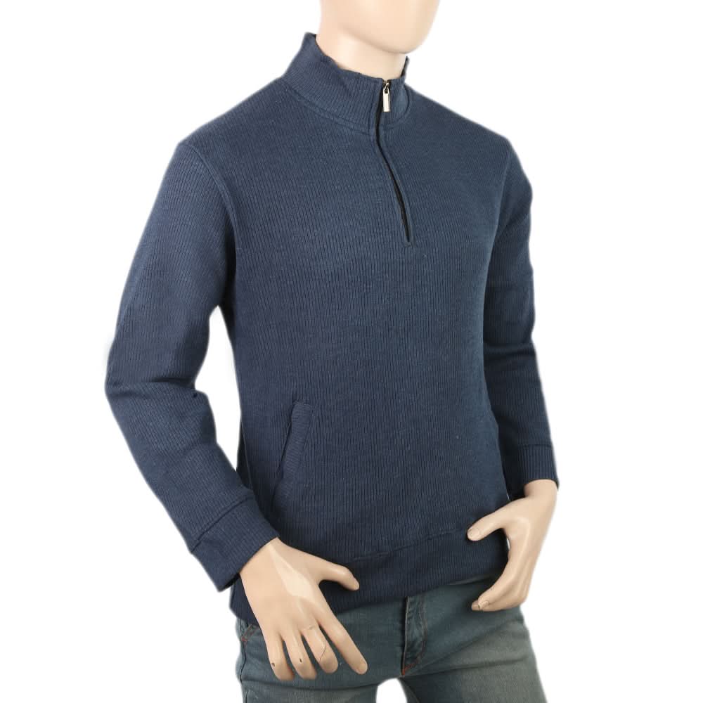 Men's Full Sleeves Fancy Jumper - Dark Blue, Men, Sweater and Sweat Shirts, Chase Value, Chase Value