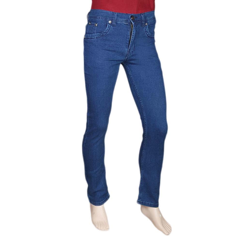 Men's Slim Fit Jeans Pant - Dark Blue, Men, Casual Pants And Jeans, Chase Value, Chase Value