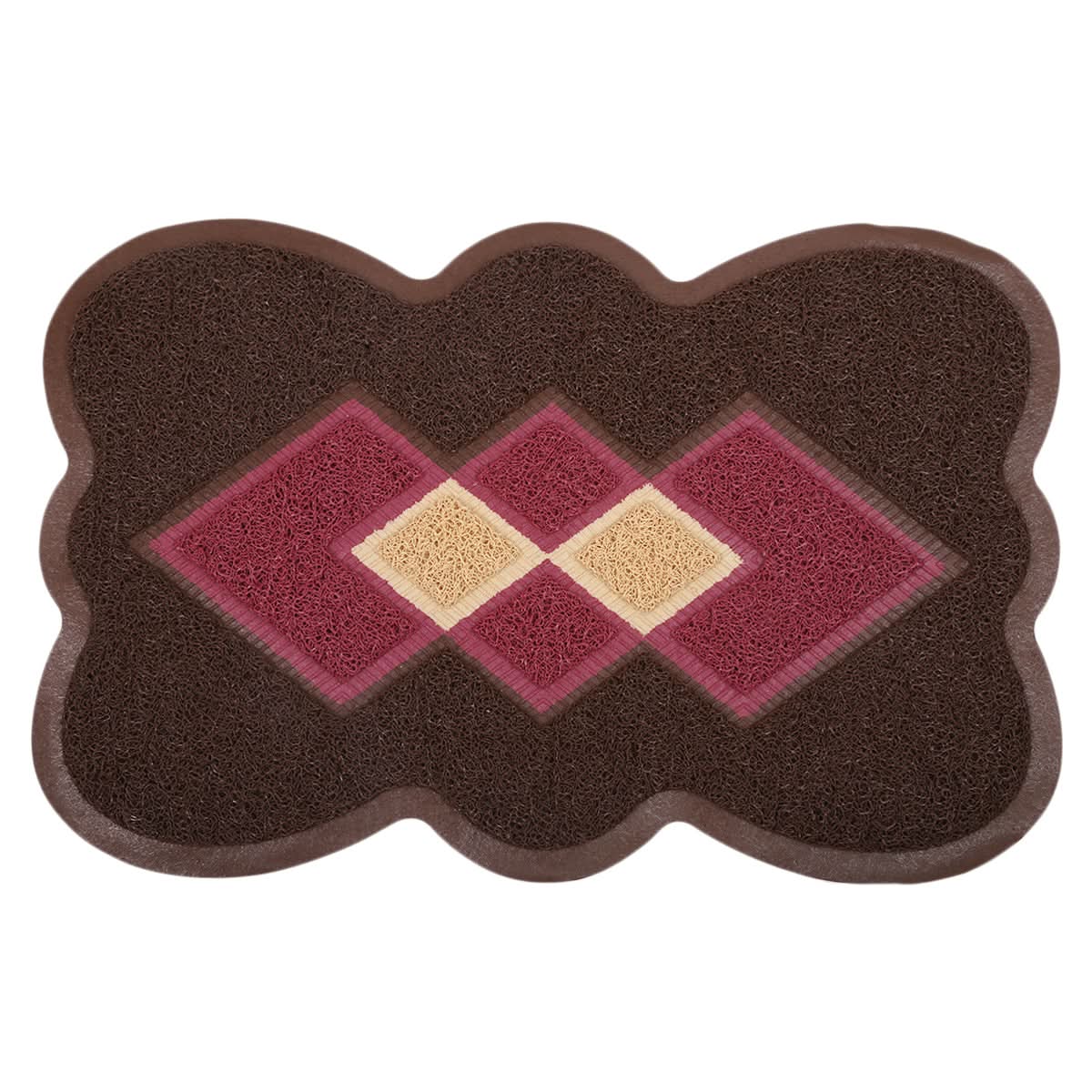 Grass Mat Double Color 38X58 - Dark Brown, Home & Lifestyle, Mats, Chase Value, Chase Value