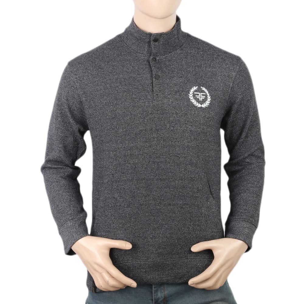 Men's Full Sleeves Fancy Jumper - Dark Grey, Men, Sweater and Sweat Shirts, Chase Value, Chase Value