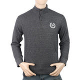 Men's Full Sleeves Fancy Jumper - Dark Grey, Men, Sweater and Sweat Shirts, Chase Value, Chase Value