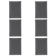 Table Mat - 6Pcs - Dark Grey, Home & Lifestyle, Mats, Chase Value, Chase Value