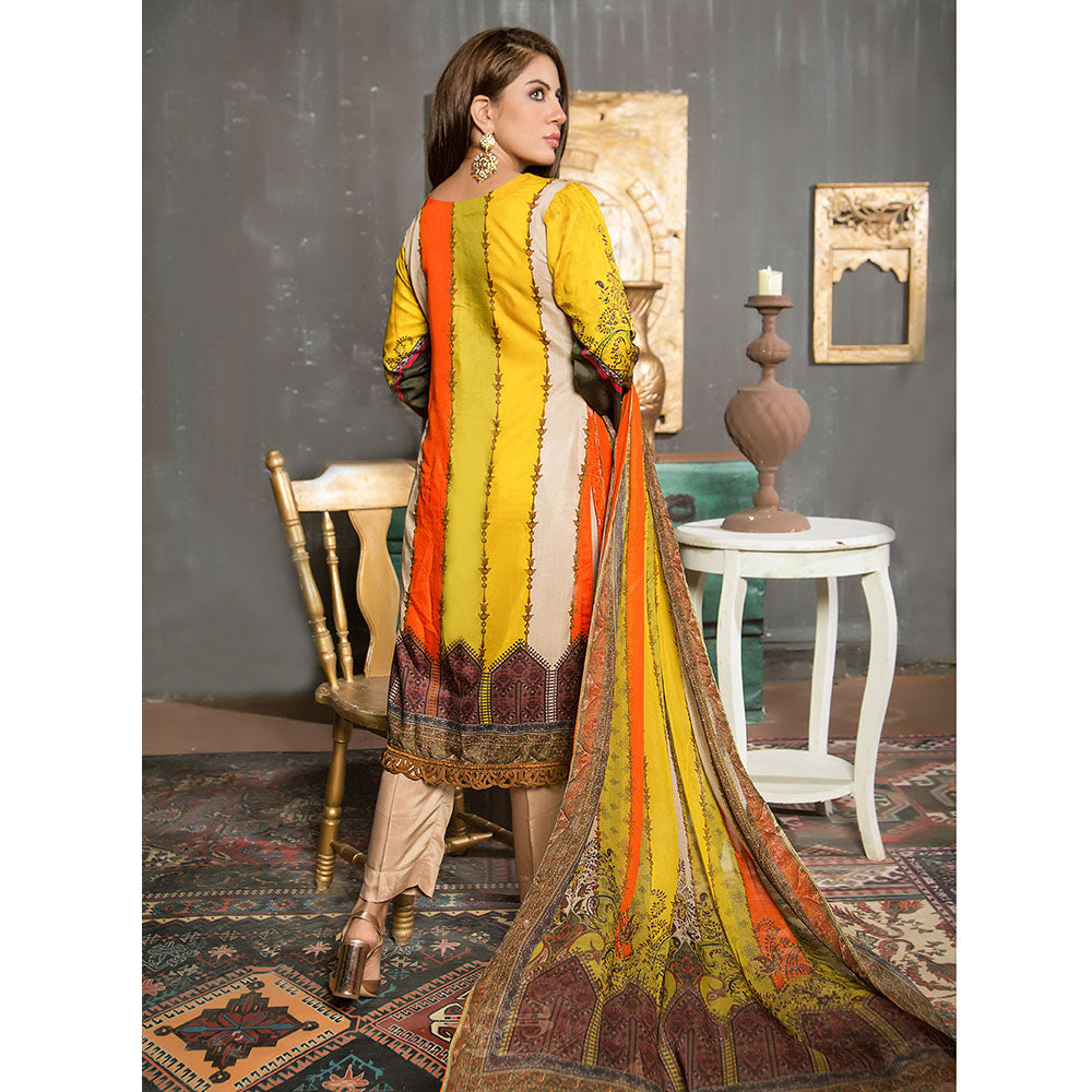 Eminent Viscose Chicken Kari 3 Pcs Un-Stitched Suit - 1, Women, 3Pcs Shalwar Suit, Eminent, Chase Value