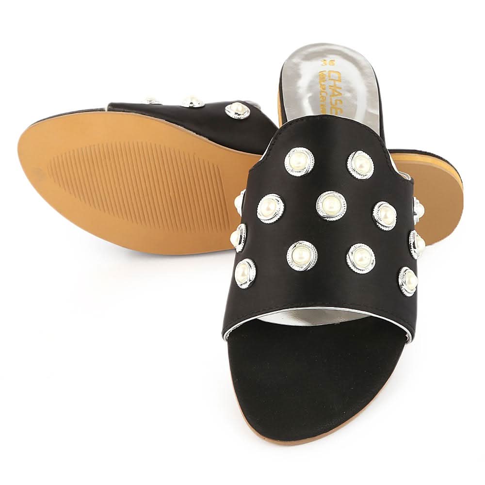 Women's Slipper - Black (E 248), Women, Slippers, Chase Value, Chase Value