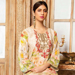 Zaarish Embroidered Unstitched 3Pcs Suit - Ekr-2841, Women, 3Pcs Shalwar Suit, Rana Arts, Chase Value