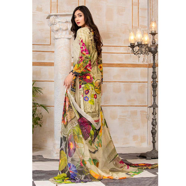 Floriani Viscose ChickenKari Embroidered Unstitched 3Pcs Suit - EKR-2861, Women, 3Pcs Shalwar Suit, Rana Arts, Chase Value