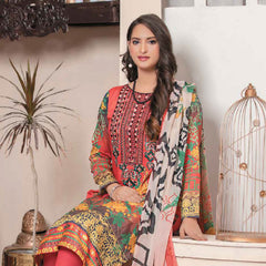 Bin Hameed Mahrush Embroidered Un-Stitched 3Pcs Suit - EKR-3318, Women, 3Pcs Shalwar Suit, Rana Art, Chase Value