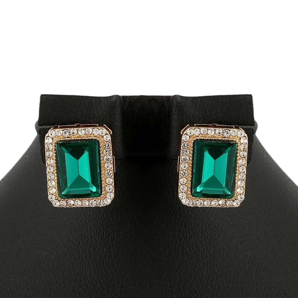 Women's Fancy Ear Tops - Green, Women, Earrings & Tops, Chase Value, Chase Value