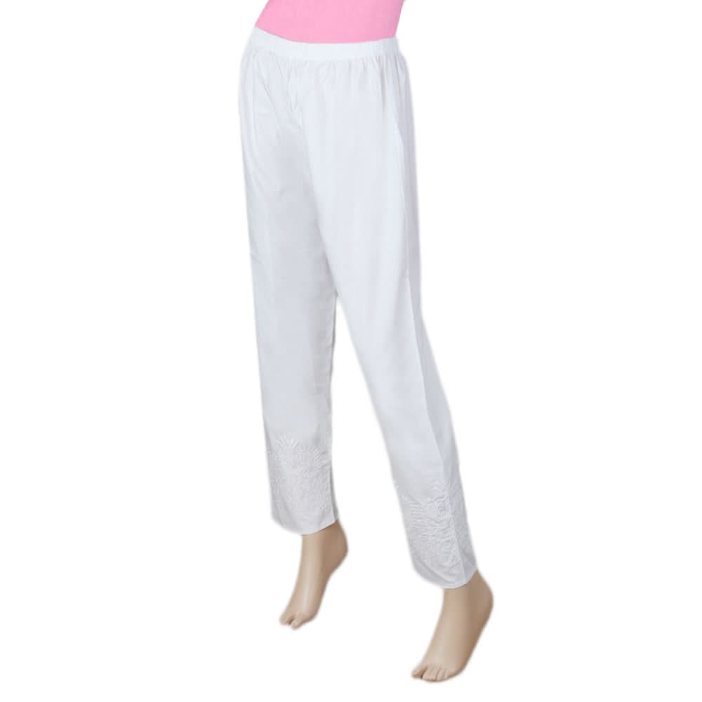 Women's Woven Trouser - White, Women, Pants & Tights, Chase Value, Chase Value