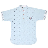 Boys Half Sleeves Casual Shirt - Blue, Kids, Boys Shirts, Chase Value, Chase Value