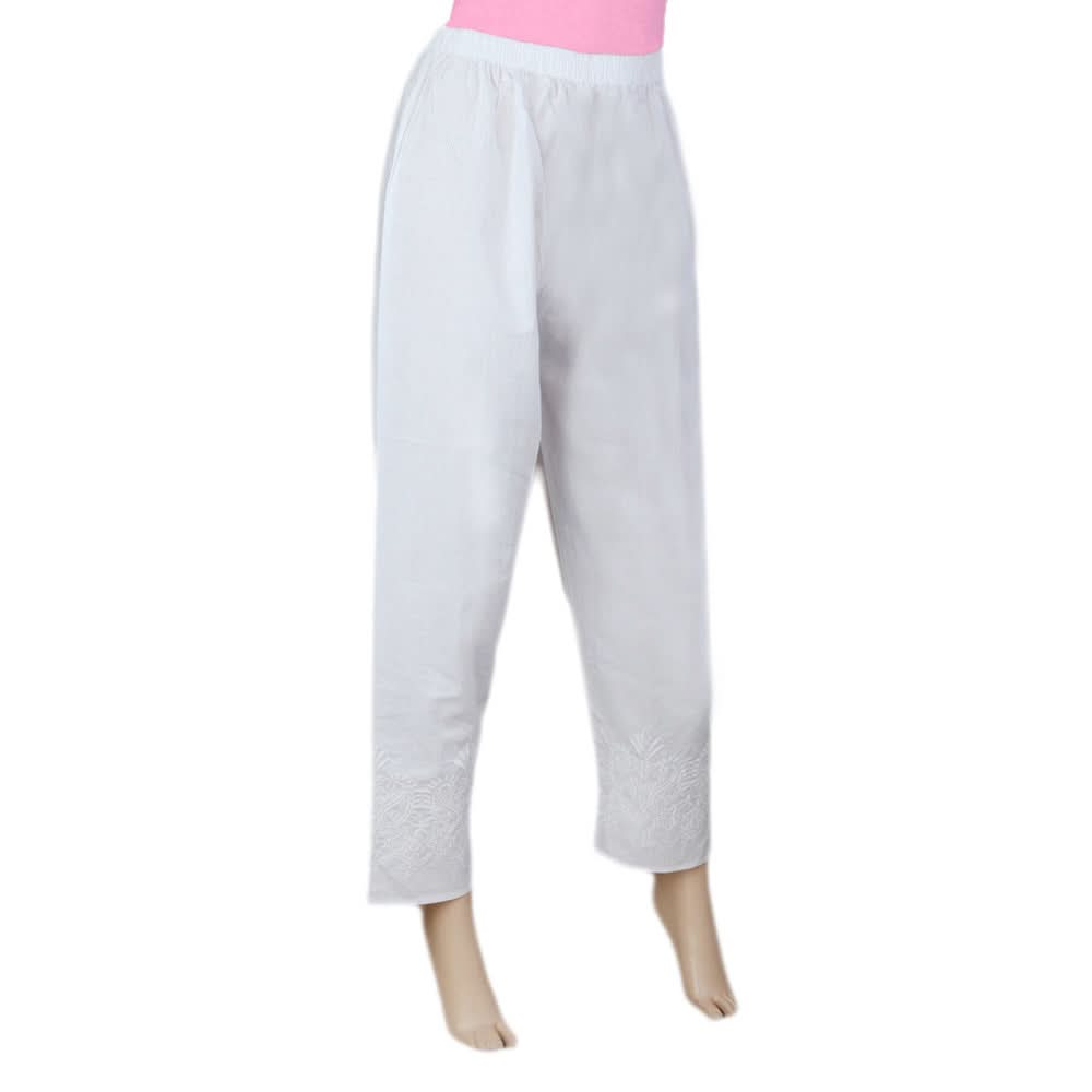 Women's Woven Trouser - White, Women, Pants & Tights, Chase Value, Chase Value