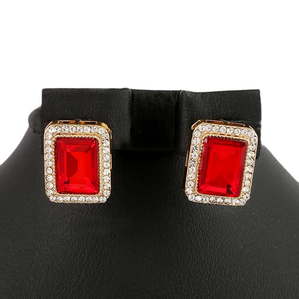 Women's Fancy Ear Tops - Red, Women, Earrings & Tops, Chase Value, Chase Value