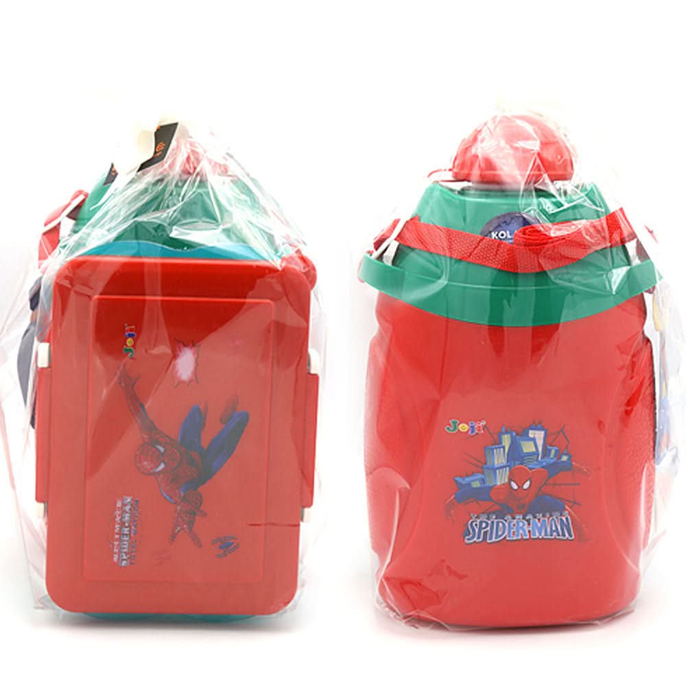 Water Bottle 1100 ML with Lunch Box - Red, Kids, Tiffin Boxes And Bottles, Chase Value, Chase Value