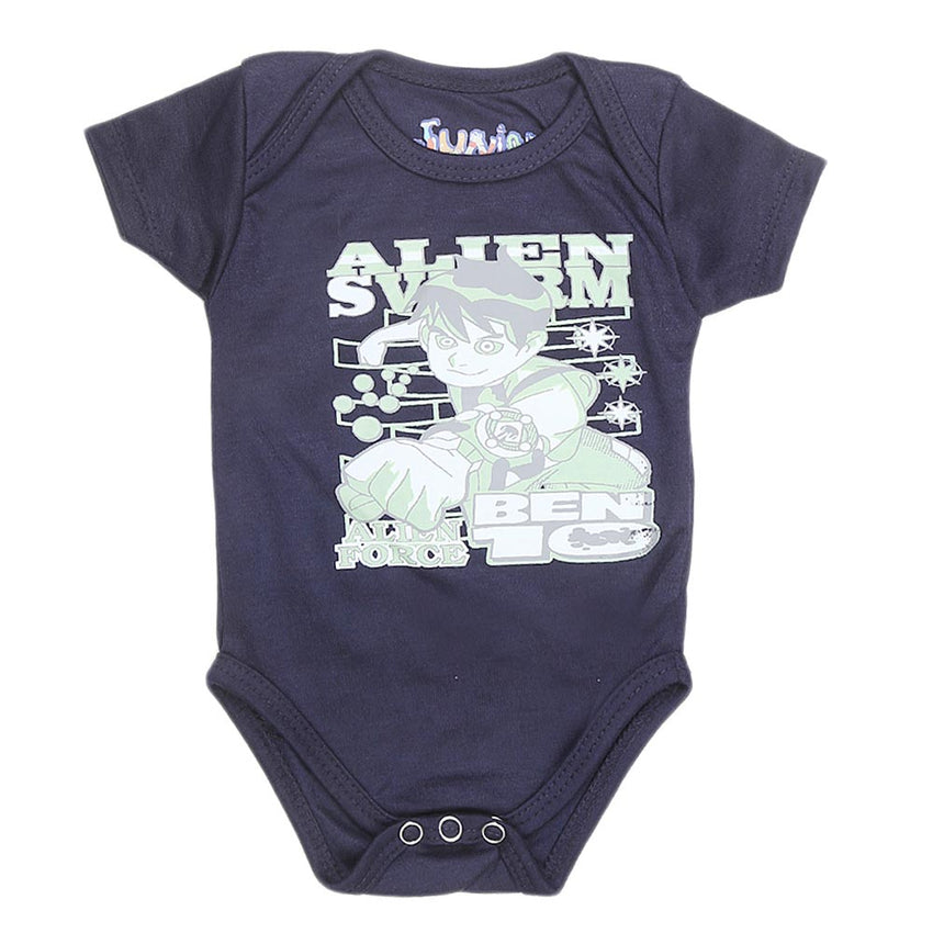 Newborn Girls Romper - Dark Blue - test-store-for-chase-value