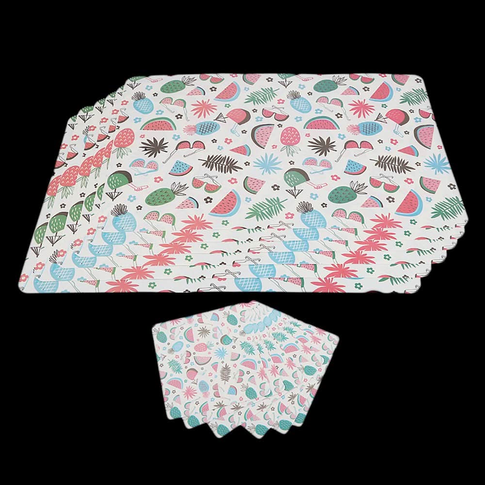 Dining Table Mat 6 Pcs - Multi, Home & Lifestyle, Mats, Chase Value, Chase Value