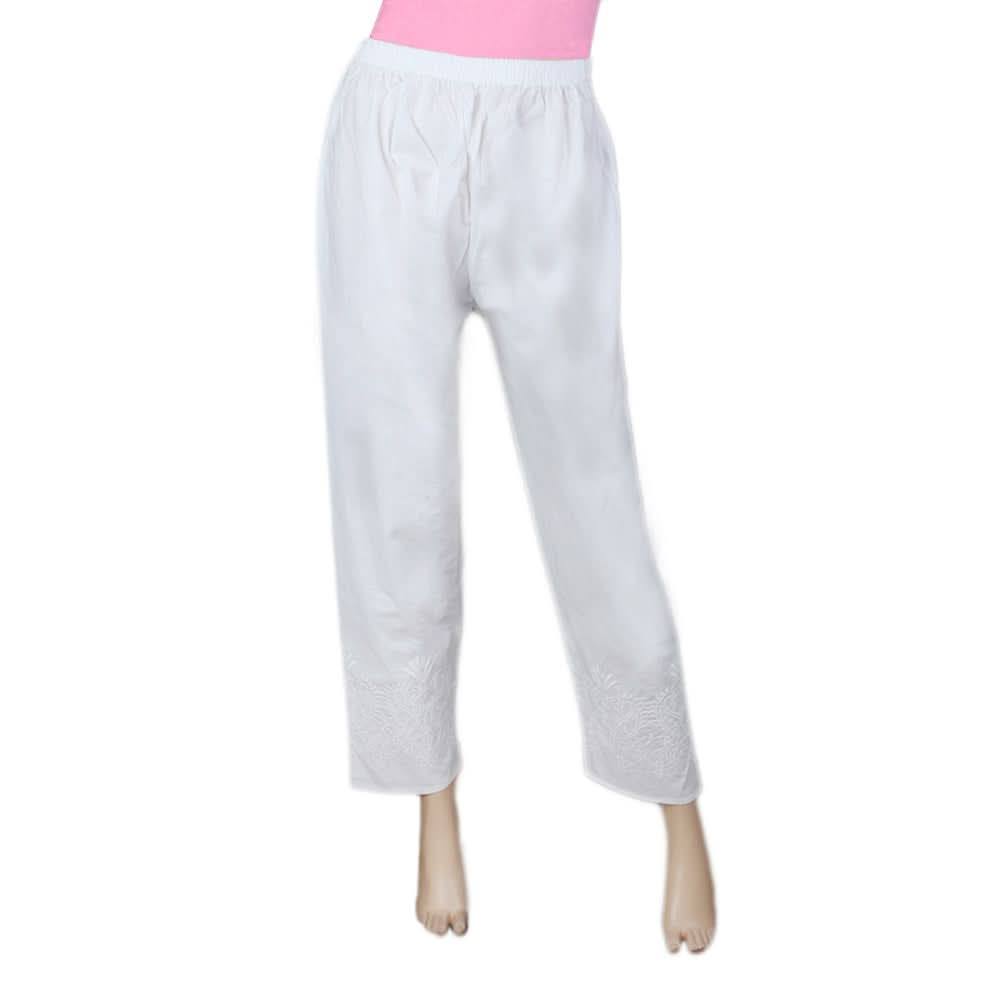 Women's Woven Trouser - White, Women, Pants & Tights, Chase Value, Chase Value
