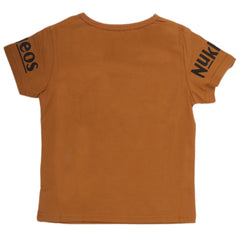Boys Half Sleeves T-Shirt - Camel, Kids, Boys T-Shirts, Chase Value, Chase Value