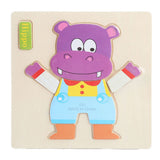 Wooden Hippo Puzzle - Multi - test-store-for-chase-value