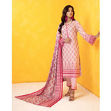 Erum Misha Printed Lawn 3 Pcs Unstitched Suit - 5, Women, 3Pcs Shalwar Suit, Erum Misha, Chase Value