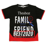 Boys Half Sleeves T-Shirt - Black, Kids, Boys T-Shirts, Chase Value, Chase Value