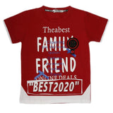 Boys Half Sleeves T-Shirt - Maroon, Kids, Boys T-Shirts, Chase Value, Chase Value
