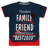 Boys Half Sleeves T-Shirt - Steel Blue, Kids, Boys T-Shirts, Chase Value, Chase Value