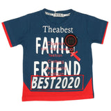 Boys Half Sleeves T-Shirt - Steel Blue, Kids, Boys T-Shirts, Chase Value, Chase Value