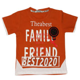 Boys Half Sleeves T-Shirt - Rust, Kids, Boys T-Shirts, Chase Value, Chase Value