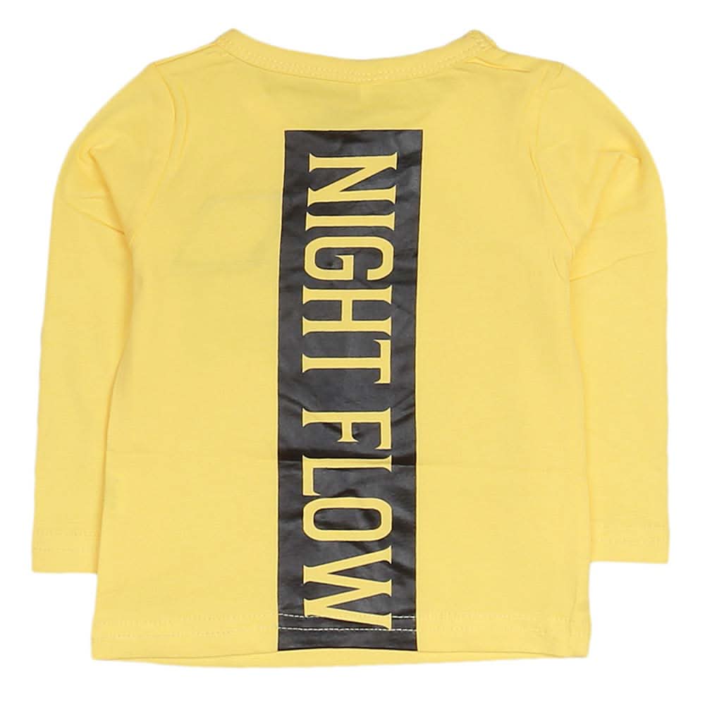 Boys Full Sleeves T-Shirt - Yellow, Kids, Boys T-Shirts, Chase Value, Chase Value