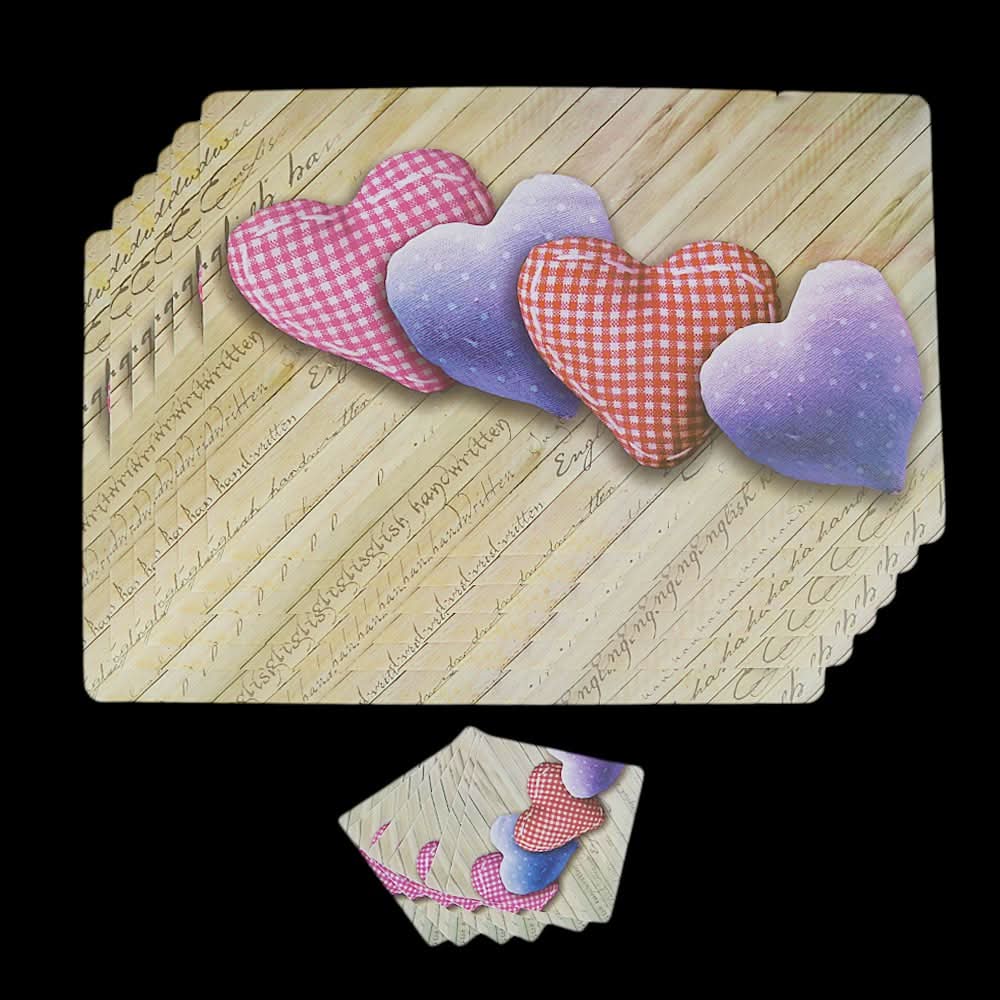 Dining Table Mat 6 Pcs - Multi, Home & Lifestyle, Mats, Chase Value, Chase Value