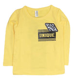 Boys Full Sleeves T-Shirt - Yellow, Kids, Boys T-Shirts, Chase Value, Chase Value