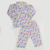 Boys Full Sleeves Night Suit - Purple, Kids, Boys Sets And Suits, Chase Value, Chase Value