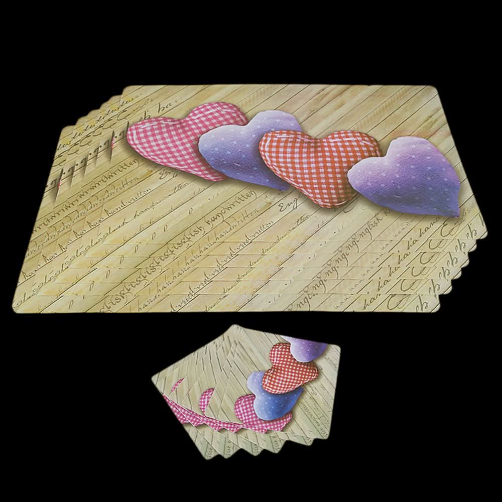 Dining Table Mat 6 Pcs - Multi, Home & Lifestyle, Mats, Chase Value, Chase Value