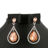 Women's Fancy Earrings - Peach, Jewellery, Chase Value, Chase Value