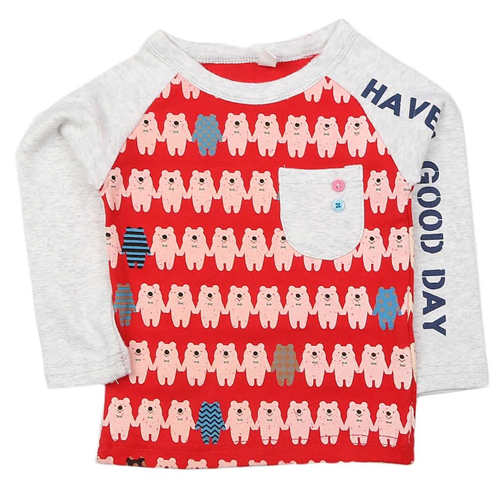 Boys Full Sleeves T-Shirt - Grey, Kids, Boys T-Shirts, Chase Value, Chase Value