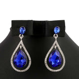 Women's Fancy Earrings - Blue, Women, Earrings & Tops, Chase Value, Chase Value