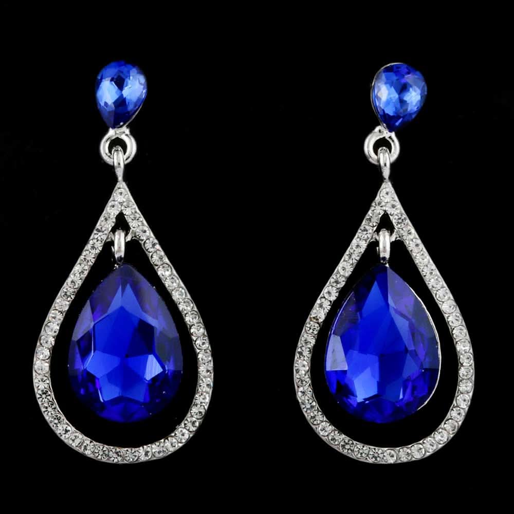 Women's Fancy Earrings - Blue, Women, Earrings & Tops, Chase Value, Chase Value