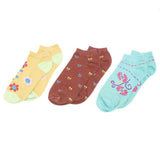 Women's 3Pcs Colorful Socks, Women, Socks Stocking And Gloves, Chase Value, Chase Value