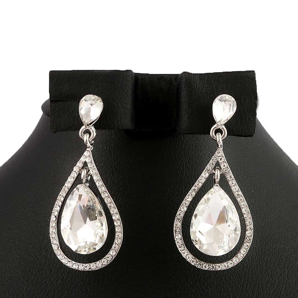 Women's Fancy Earrings - White, Jewellery, Chase Value, Chase Value
