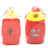 Water Bottle 1100 ML with Lunch Box - Red, Kids, Tiffin Boxes And Bottles, Chase Value, Chase Value