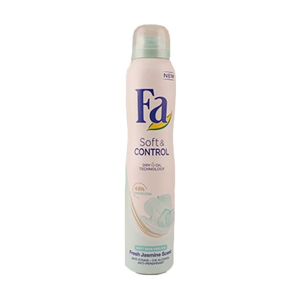 Fa Deodorant Spray Soft & Control 200ml, Beauty & Personal Care, Women Body Spray And Mist, Chase Value, Chase Value