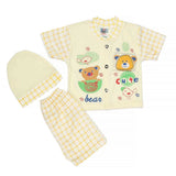 Newborn Unisex Suits 3Pcs - Fawn, Kids, NB Boys Sets And Suits, Chase Value, Chase Value