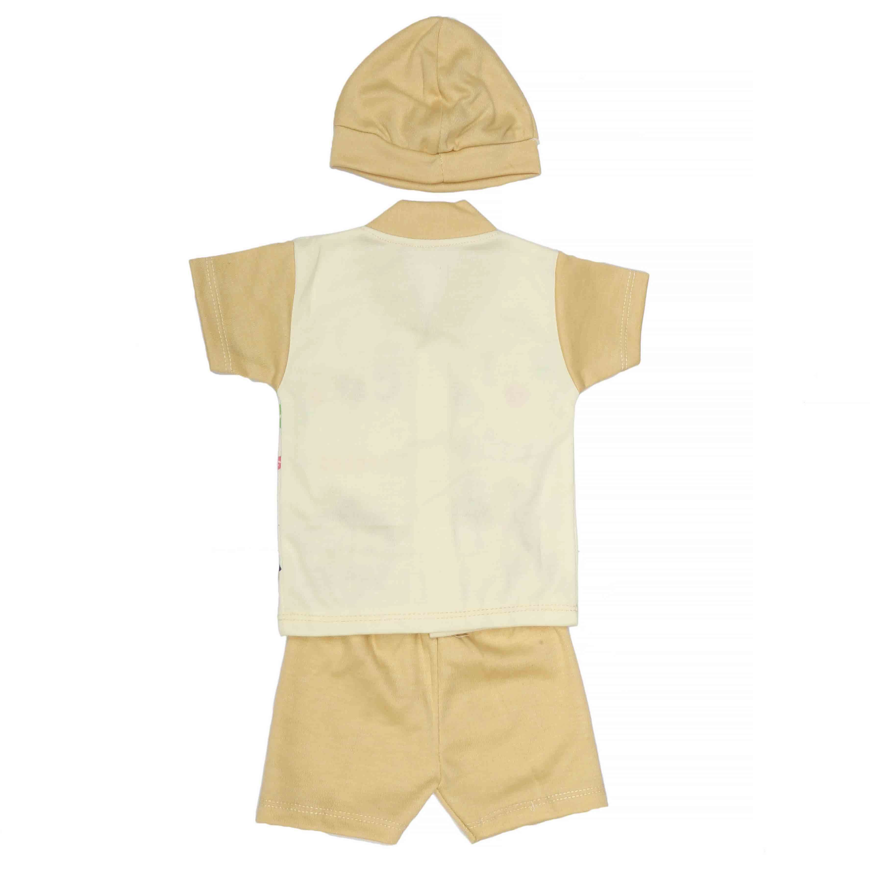 Newborn Boys Suits 3Pcs -Fawn, Kids, NB Boys Sets And Suits, Chase Value, Chase Value