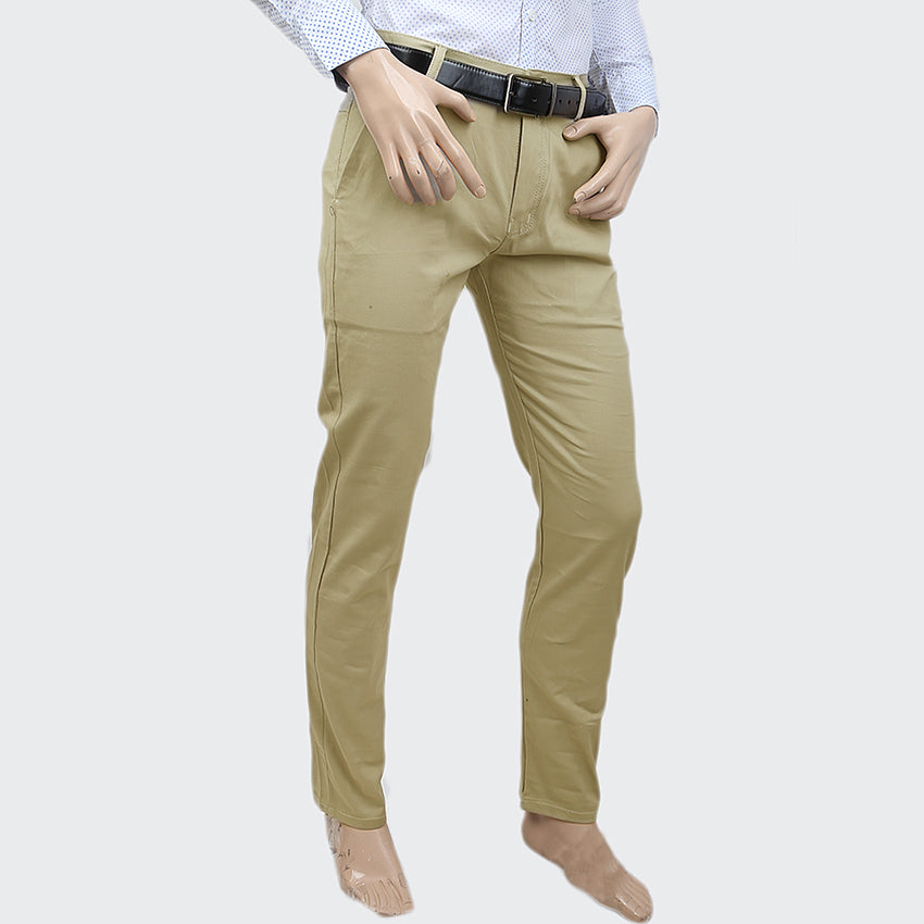 Men's Fancy Cotton Chino Pant - Fawn, Men, Casual Pants And Jeans, Chase Value, Chase Value